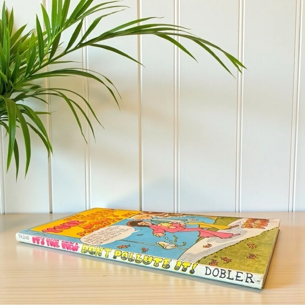 Vintage 1971 Scholastic Book Services – It’s Your World, Don’t Pollute It!